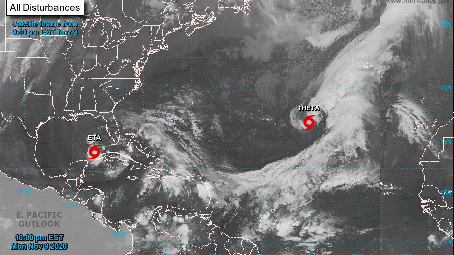 “Theta” impone marca histórica de ciclones del Atlántico