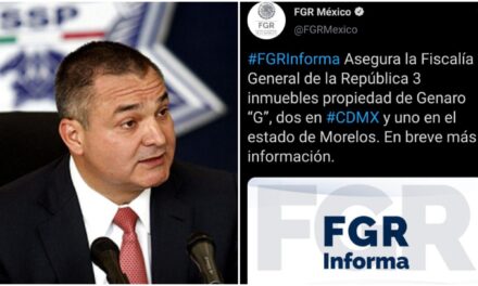 Aseguran propiedades de Genaro García Luna en CdMx y Morelos