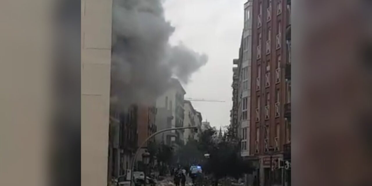 Al menos dos muertos tras fuerte explosión en edificio del centro de Madrid
