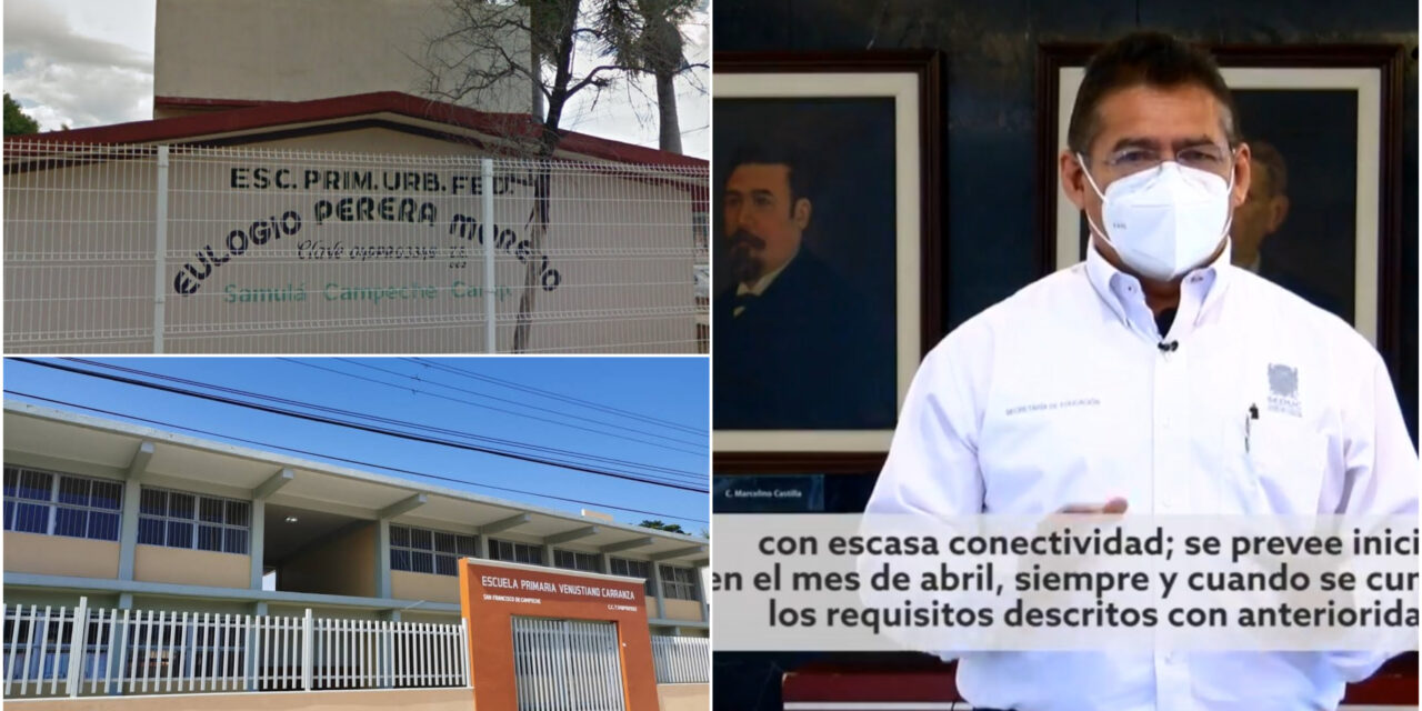 Campeche retomará actividades en escuelas, pero no clases presenciales