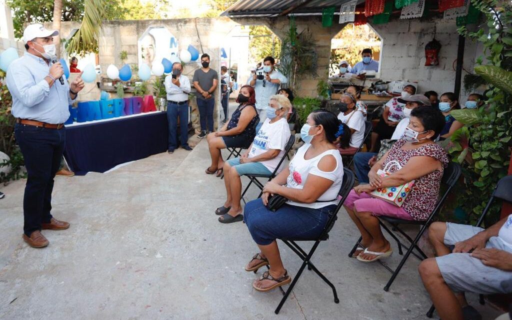 Renán, en la Emiliano Zapata Oriente: ‘tengo que cuidar lo que ofrezco’
