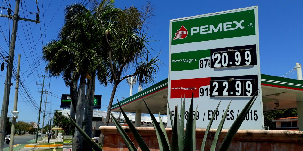 Se evapora subsidio a la gasolina: en Mérida, litro llega a $23 pesos