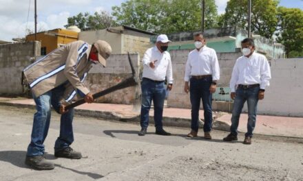 Refuerzan labores de bacheo y mejoramiento de calles en Mérida ante temporada de lluvias