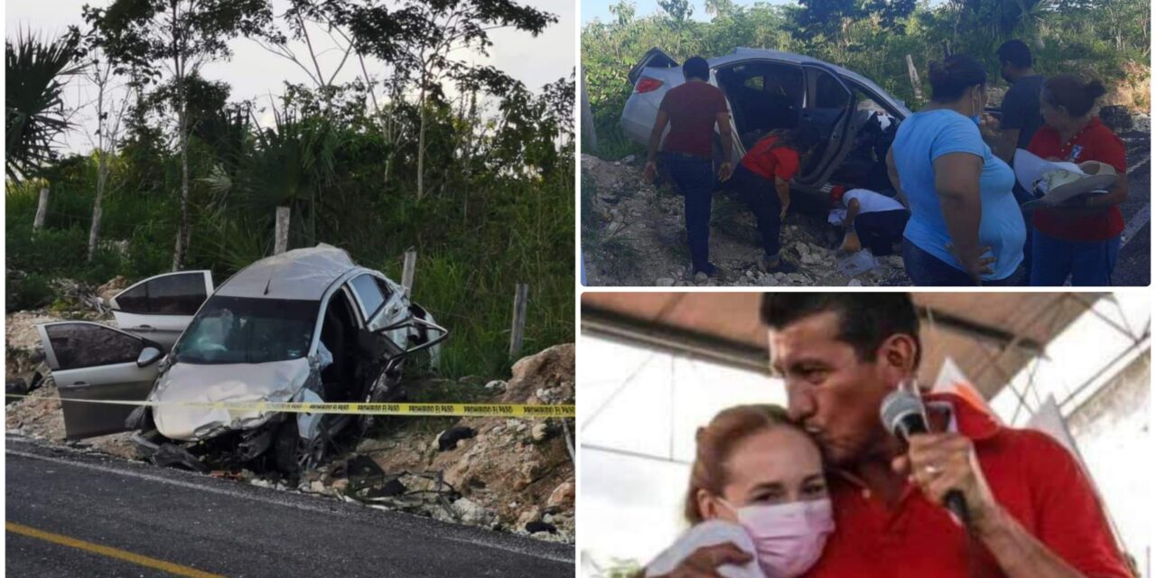 Luto en Bacalar por accidente de “Chepe” Contreras; muere su esposa