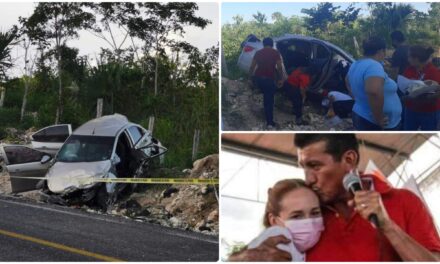 Luto en Bacalar por accidente de “Chepe” Contreras; muere su esposa