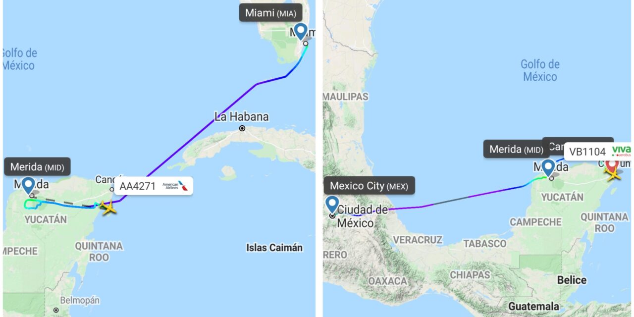 Lluvia y descargas eléctricas desvían dos vuelos hacia Cancún y Cozumel