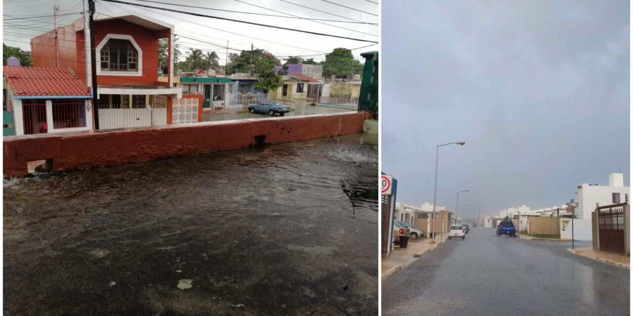 Mayor caudal de lluvias miércoles y jueves en la península de Yucatán