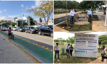 Seguirán ciclovías y cambios en movilidad en Mérida.- Vila Dosal
