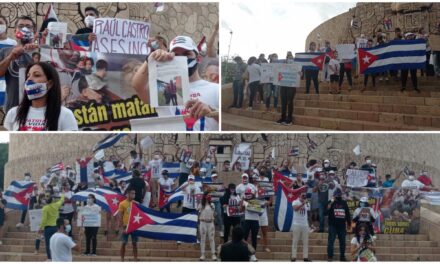 Cubanos en Mérida piden que México rompa relaciones con gobierno de Cuba