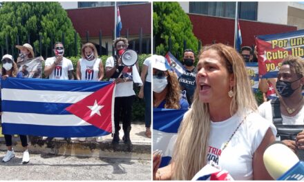 “El terror de sufrir más”, Niurka Marcos en protesta de cubanos en Mérida