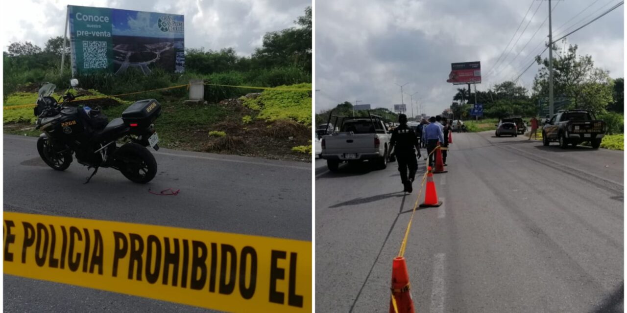 Matan a balazos a policía estatal en Yucatán al perseguir auto