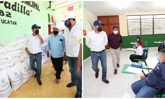 Entrega Vila apoyos a productores y familias de Yaxcabá