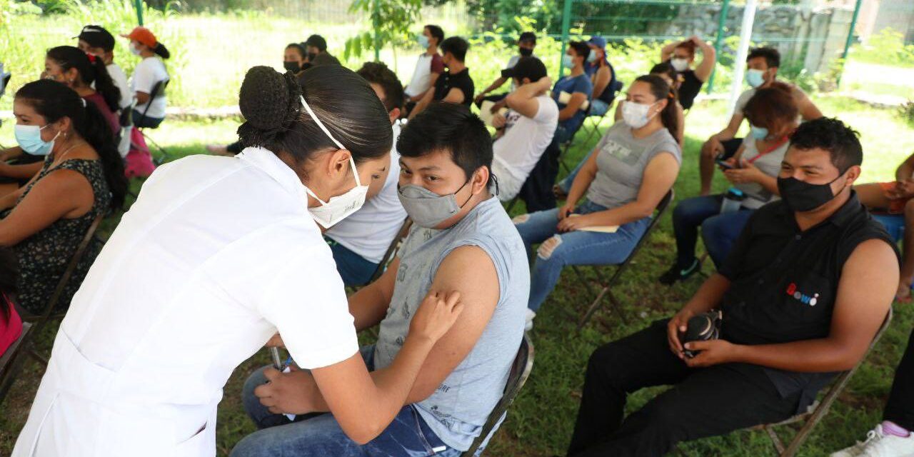 Segundas dosis a jóvenes de 18-29 años, de 37 municipios, desde lunes