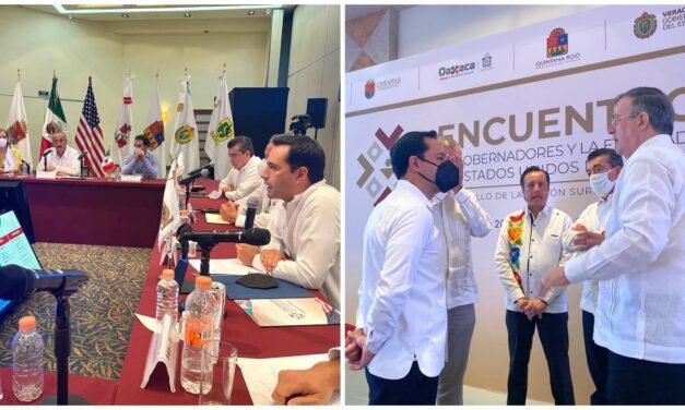 Pactan Agenda por el Desarrollo Sur-Sureste con Embajada de EU