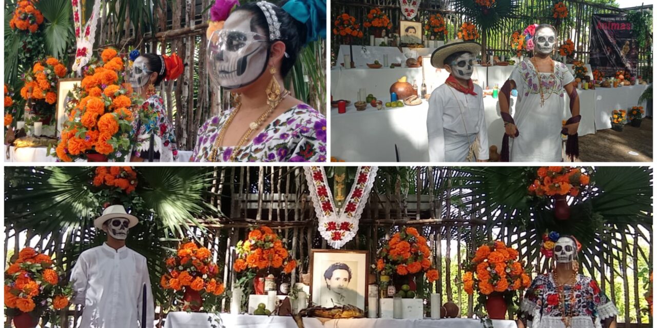 Evoca a las ánimas de Xibalbá, Altar Monumental en el corazón de Mérida