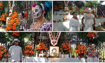 Evoca a las ánimas de Xibalbá, Altar Monumental en el corazón de Mérida