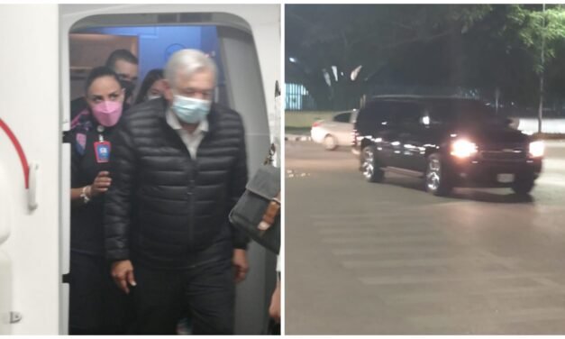 AMLO en Mérida para gira por Yucatán, Campeche y Quintana Roo