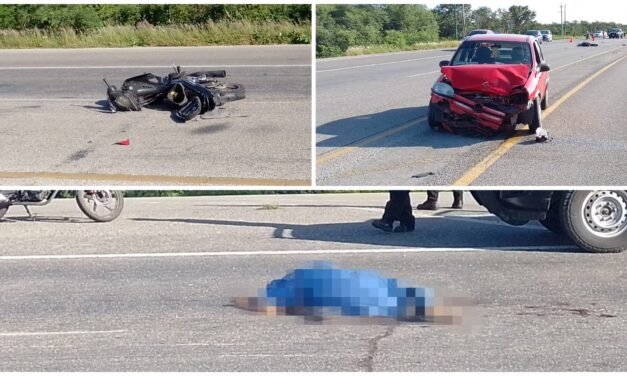 Muere peatón y motociclista grave en la Mérida-Motul, tramo Mocochá