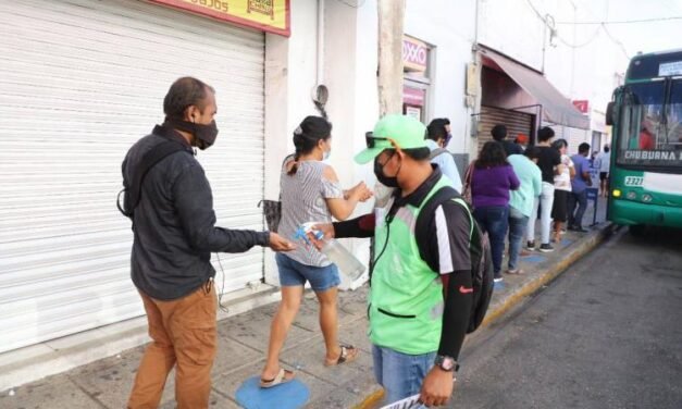 Listos cambios en 150 paraderos de transporte urbano en Mérida