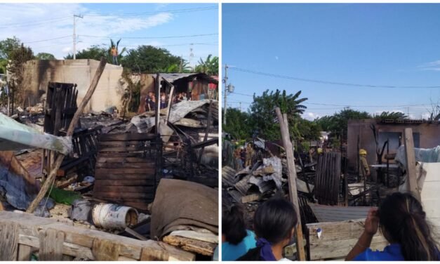 Otro incendio al sur de Mérida, ahora fueron cinco viviendas