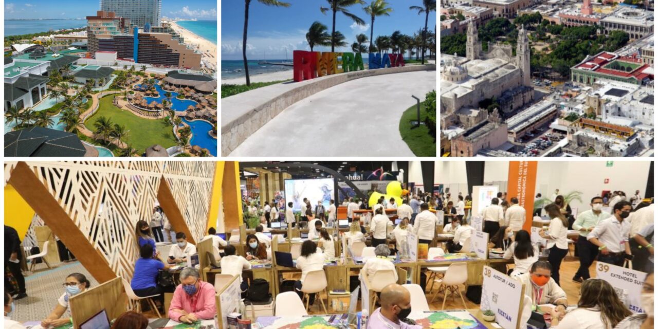 Cancún, Riviera Maya y Mérida, los más solicitados en Tianguis Turístico