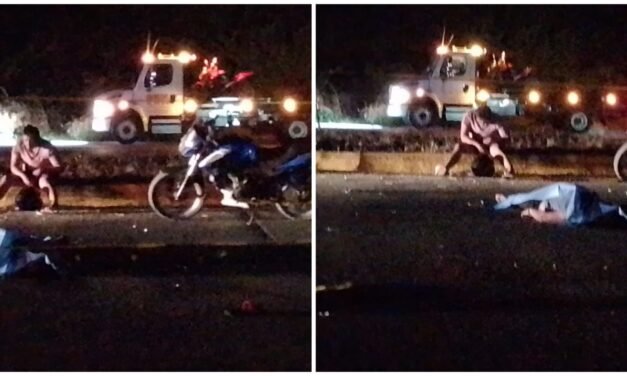 Derrapan jóvenes motociclistas: uno muerto y otro lesionado