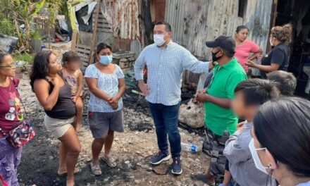 Familias afectadas por incendios reciben atención del Ayuntamiento de Mérida
