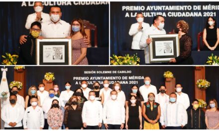 Premia Mérida a siete por “Cultura Ciudadana 2021”