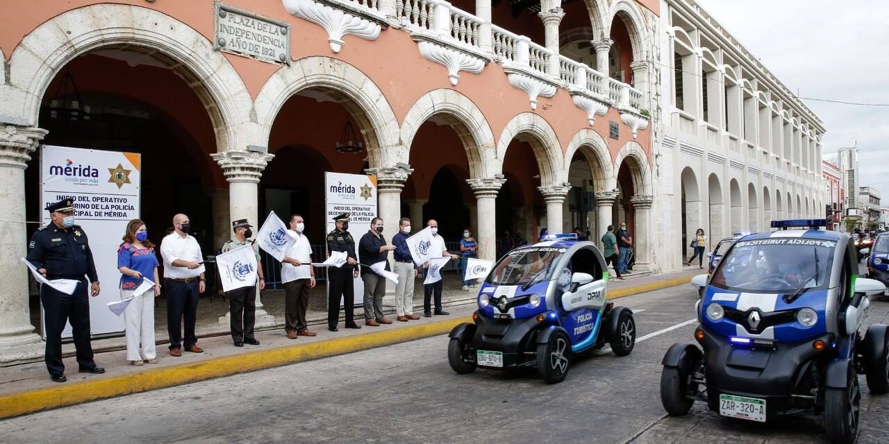 En marcha operativo decembrino de Policía Municipal de Mérida