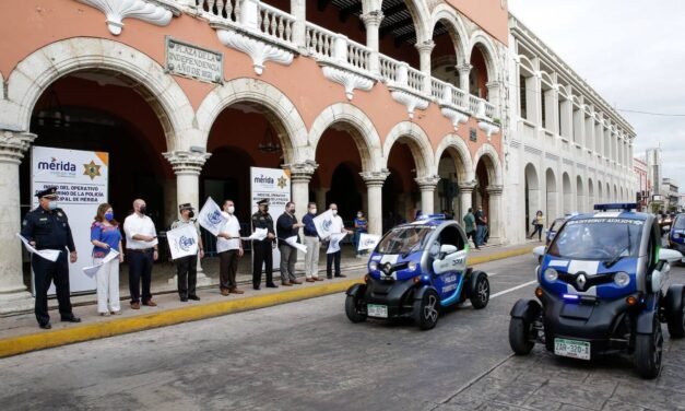 En marcha operativo decembrino de Policía Municipal de Mérida