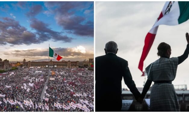 ‘Estamos de pie’, dice AMLO, a pesar de pandemia y crisis económica