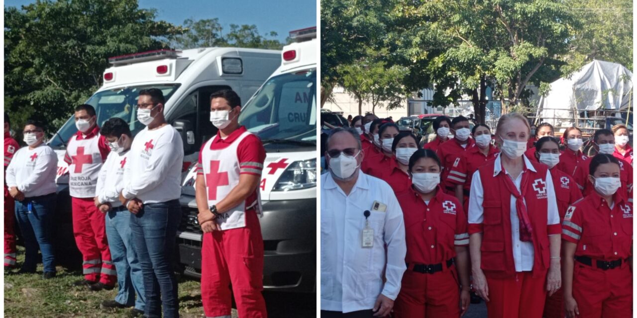 Requiere Cruz Roja en Yucatán más voluntarios ante numerosas tareas