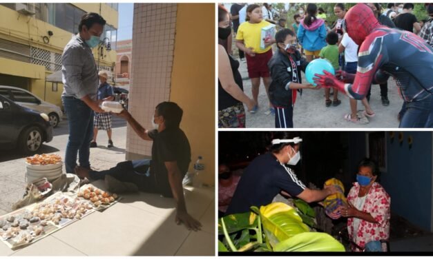 Altruismo juvenil para ayudar a grupos vulnerable en fiestas decembrinas
