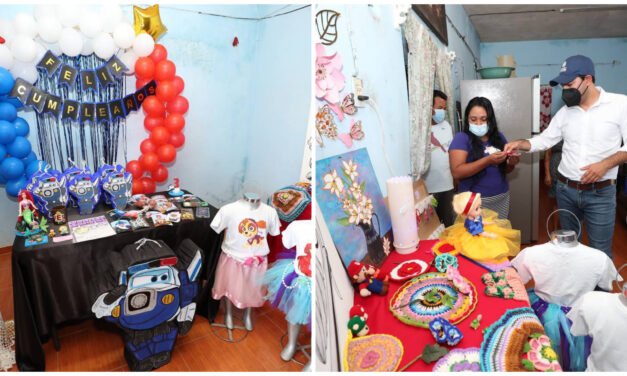 Taller de manualidades en Cansahcab, talento de madre de familia
