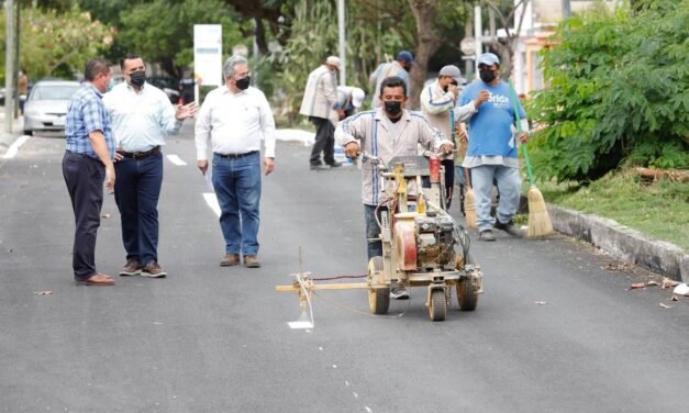 Mejoras en movilidad urbana en colonia Felipe Carrillo Puerto de Mérida