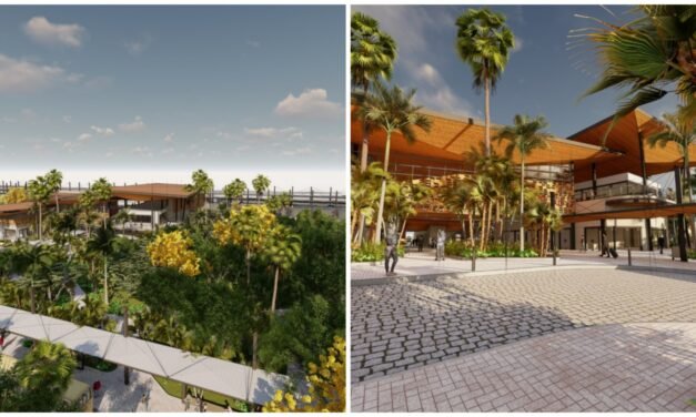 Diseño de estación Escárcega del Tren Maya inspirado en la selva