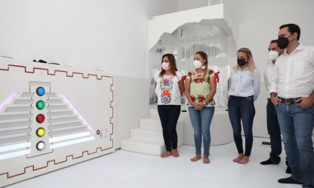 Rehabilitación pediátrica en UBR Ticul, con primer Centro de Estimulación Sensorial