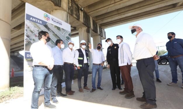 Obras en periférico de Mérida, ‘para movilidad más segura y eficiente’