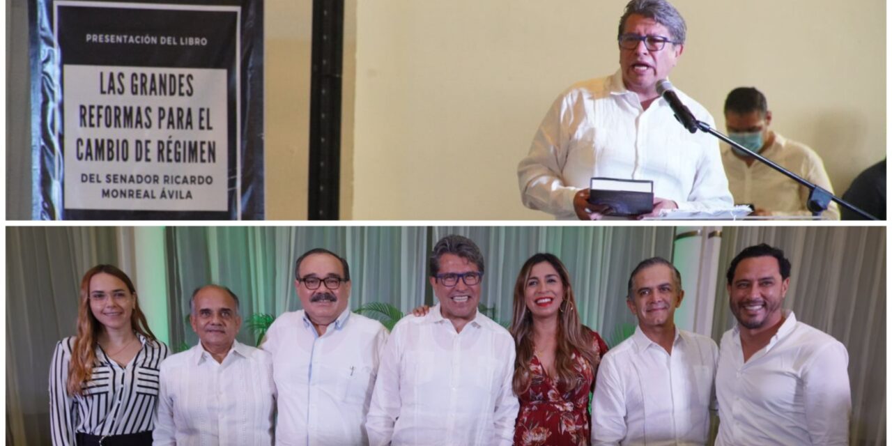 Ricardo Monreal se ‘placea’ en Yucatán y habla de inseguridad y de agenda del país