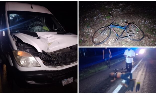 Muere ciclista atropellado por Van que al parecer se dirigía a fiesta