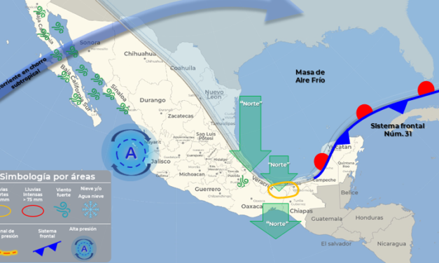 Débil frente frío refrescará en Yucatán a partir de este lunes