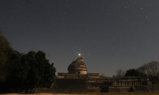 Capturan en Chichén imagen inédita: Venus ‘coronando’ El Caracol