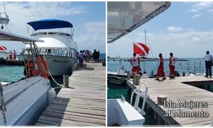 Mueren turistas extranjeros arrollados en el mar en Isla Mujeres