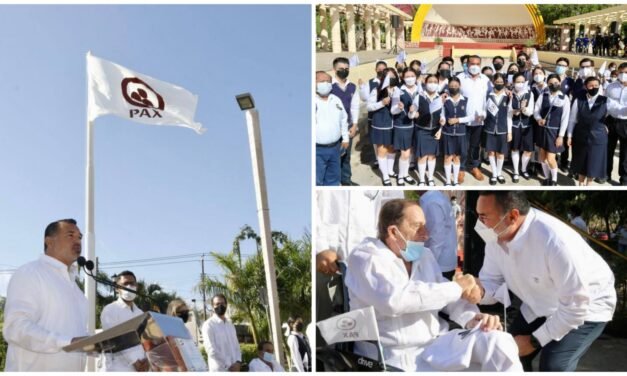 Vuelve a izar Mérida “Bandera de Paz”; ucranianos como invitados