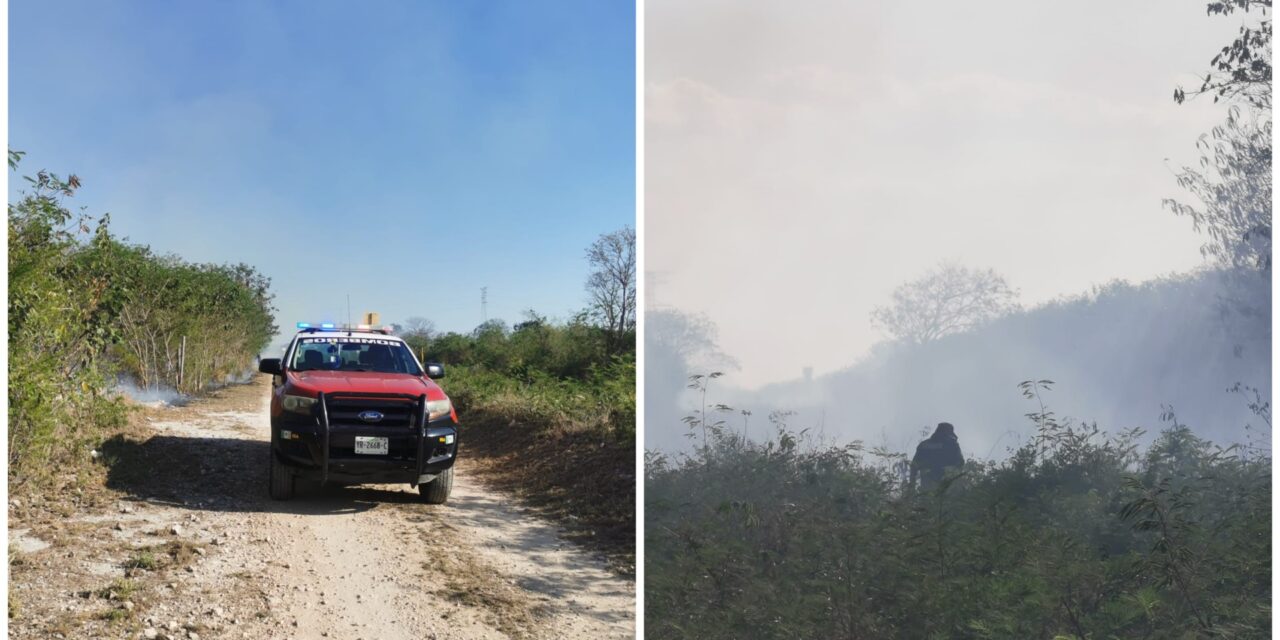 Incendio en periférico estuvo cerca de gasoducto de Mayakán