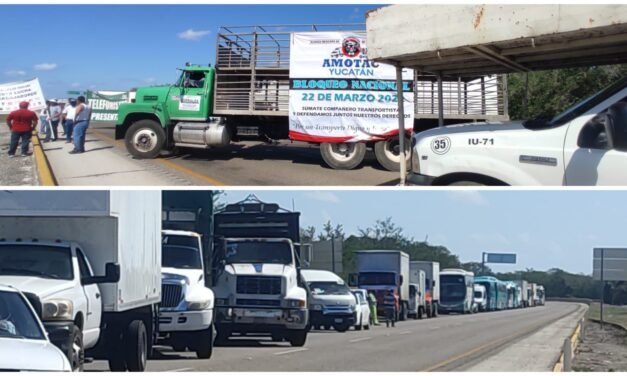 Transportistas yucatecos se declaran agobiados y hostigados