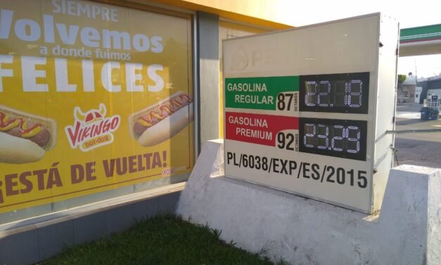¡Santo gasolinazo! Litro de Magna brinca barrera de $22 en Mérida