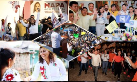 Abren campañas y miden fuerzas Mara Lezama y Laura Fernández