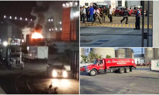 Sorprende incendio en planta de Bachoco en Ciudad Industrial