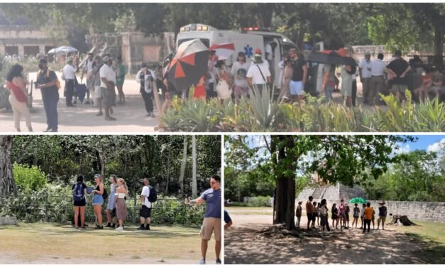 Turistas, golpeados por calor extremo; pronóstico de ‘respiro’